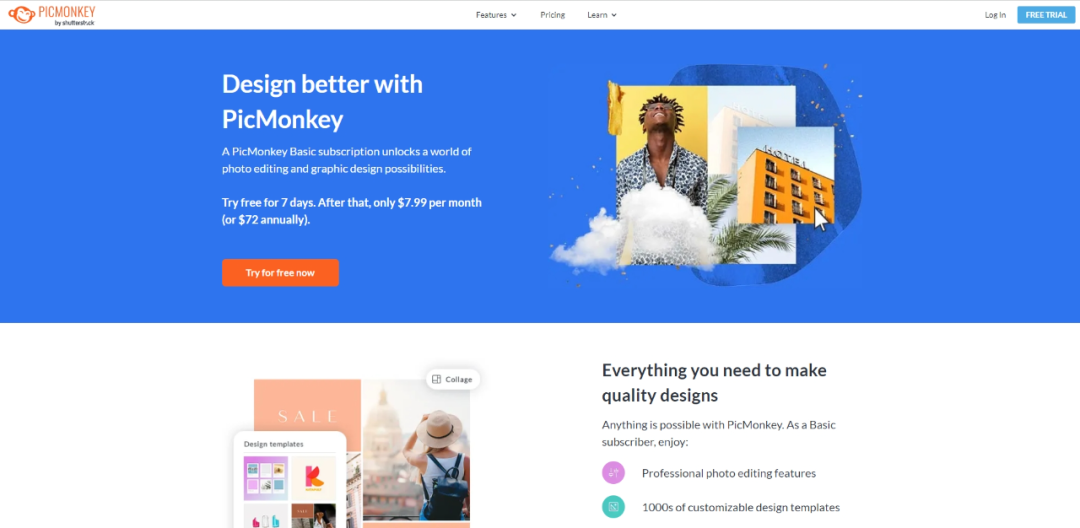PicMonkey-图片编辑工具