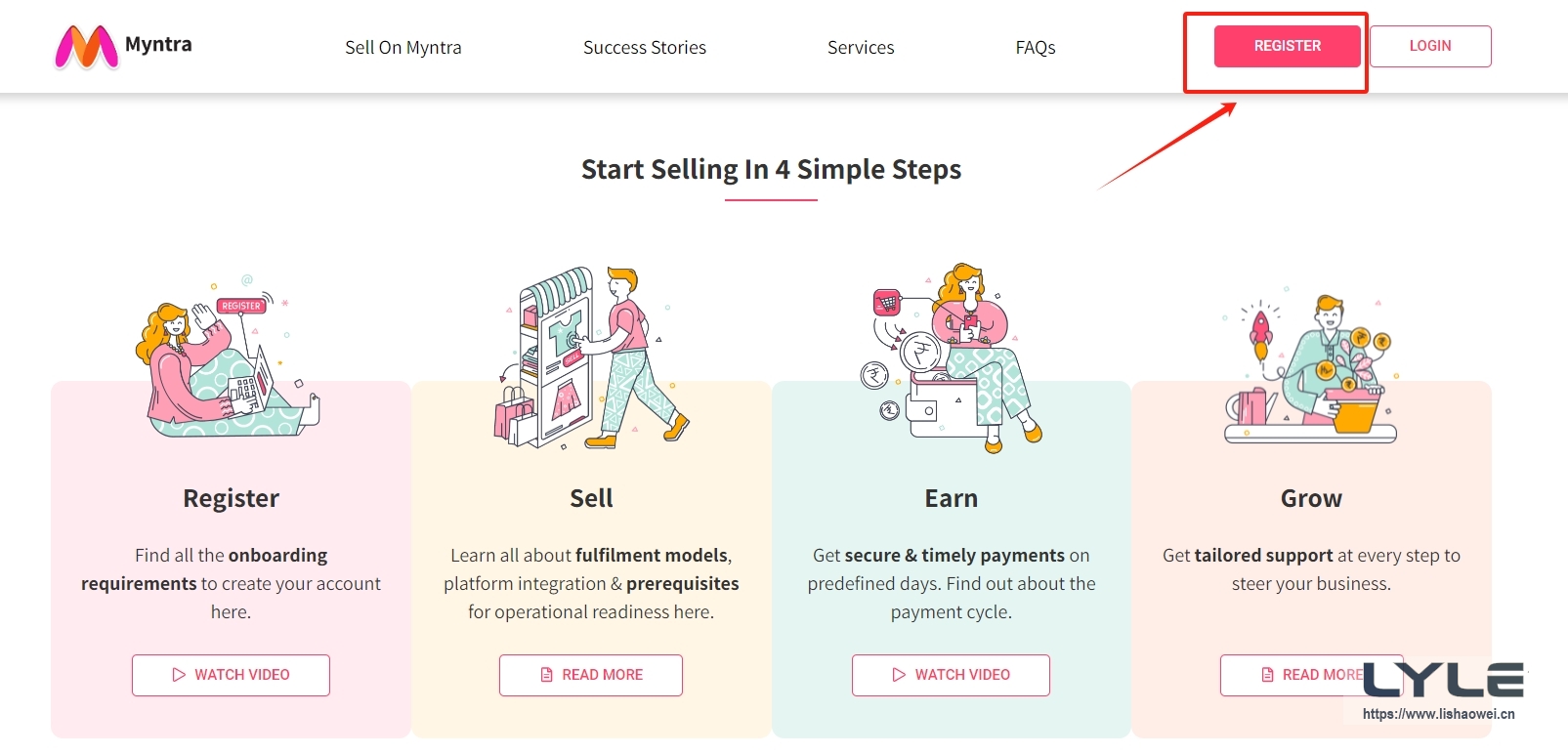 Myntra 注册