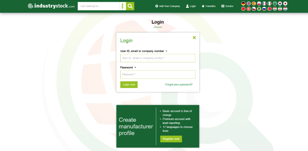 IndustryStock-德国工业B2B平台