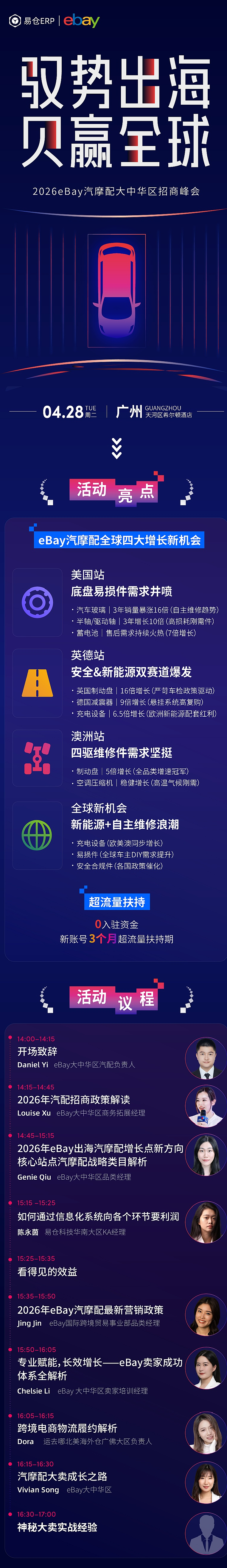 驭势出海●贝赢全球 2026eBay汽摩配大中华区招商峰会·广州站2