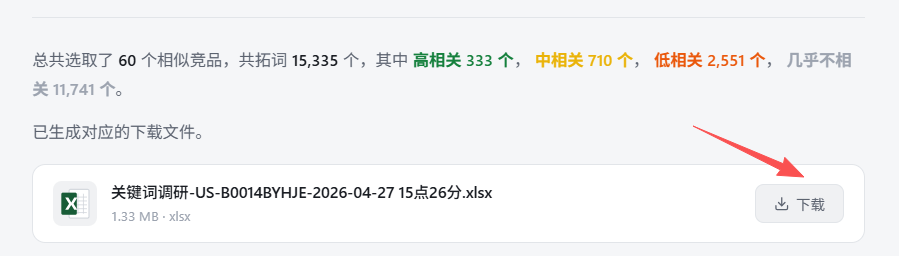 教你一招30秒扒出5000个关键词（含转化率+竞价）